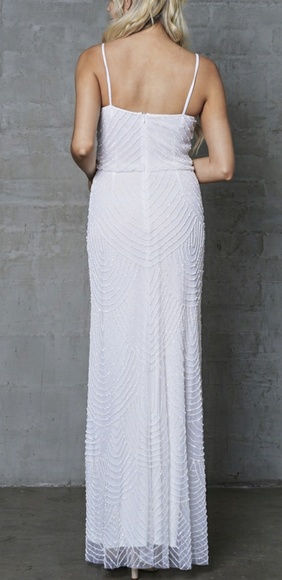 New beaded fitted evening formal gown - Picture 4 of 6